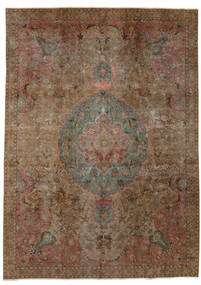 225X312 Colored Vintage - Persien/Iran Vloerkleed Modern Bruin/Zwart (Wol, Perzië/Iran) Carpetvista