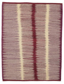  180X232 Kilim Modern Rug Dark Red/Brown Afghanistan Carpetvista