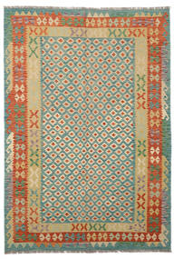  199X297 Kilim Afghan Old Style Rug Wool, Carpetvista