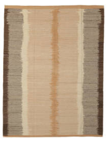 Kilim Modern Rug 180X234 Brown/Orange Wool, Afghanistan Carpetvista