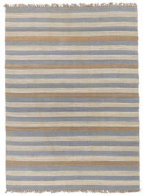  Indoor/Outdoor Rug 170X240 Striped Blues Jute - Blue