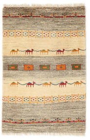  Gabbeh Persia Fine Tappeto 79X118 Persiano Di Lana Arancione/Marrone Piccolo Carpetvista