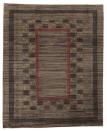 228X280 Gabbeh Persisch Fine Teppich Moderner Braun/Schwarz (Wolle, Persien/Iran) Carpetvista