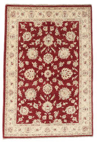 絨毯 オリエンタル Ziegler 118X179 ダークレッド/茶色 (ウール, アフガニスタン)