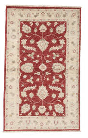89X147 Ziegler Teppich Orientalischer Dunkelrot/Beige (Wolle, Afghanistan) Carpetvista