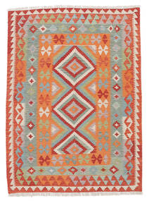  Kilim Afghan Old Style Rug 126X177 Wool Red/Green Small Carpetvista