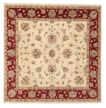 絨毯 オリエンタル Ziegler 205X206 正方形 茶色/ベージュ (ウール, アフガニスタン)