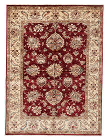絨毯 オリエンタル Ziegler 155X208 茶色/ダークレッド (ウール, アフガニスタン)