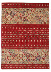 172X239 絨毯 オリエンタル カザック Fine ダークレッド/茶色 (ウール, アフガニスタン) Carpetvista