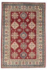  183X269 Kazak Fine Rug Dark Red/Brown Afghanistan Carpetvista