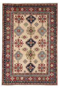  Kazak Fine Rug 183X267 Wool Dark Red/Brown Carpetvista