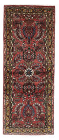 Mehraban Rug 74X188 Runner
 Black/Dark Red Wool, Persia/Iran Carpetvista