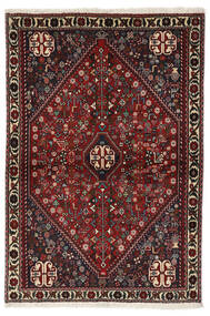  Perzisch Abadeh Vloerkleed 108X156 Zwart/Donkerrood (Wol, Perzië/Iran)
