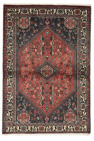  Abadeh Rug 100X150 Persian Wool Black/Dark Red Small Carpetvista