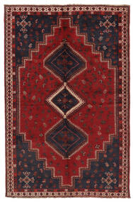  Persischer Ghashghai Teppich 157X240 Schwarz/Dunkelrot (Wolle, Persien/Iran)