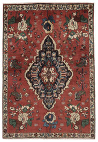 絨毯 バクティアリ Collectible 132X198 ダークレッド/ブラック (ウール, ペルシャ/イラン)