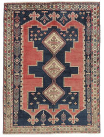 Persialainen Afshar Matot 151X205 Musta/Ruskea Carpetvista