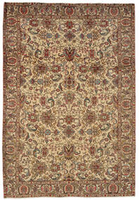  Orientalischer Täbriz Teppich 210X307 Braun/Orange Wolle, Persien/Iran Carpetvista