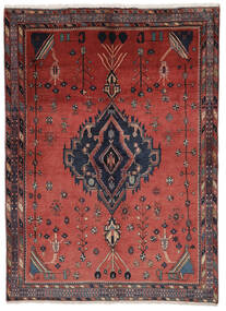  160X220 Afshar Rug Dark Red/Black Persia/Iran Carpetvista