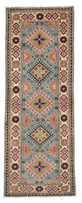 Kazak Fine Rug 72X194 Runner
 Brown/Green Wool, Afghanistan Carpetvista