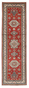 83X273 Kazak Fine Rug Oriental Runner
 Dark Red/Brown (Wool, Afghanistan) Carpetvista