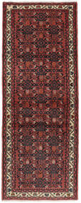  Hosseinabad Rug 78X200 Persian Wool Black/Dark Red Small Carpetvista