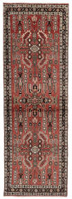  Oriental Hamadan Rug 77X226 Runner
 Dark Red/Black Wool, Persia/Iran Carpetvista