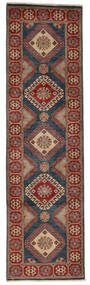  78X285 Kazak Fine Matot Käytävämatto Matto Ruskea/Tummanpunainen Afganistan Carpetvista