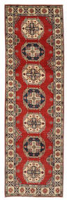 79X272 Kazak Fine Rug Oriental Runner
 Dark Red/Brown (Wool, Afghanistan) Carpetvista