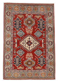  Kazak Fine Rug 124X182 Wool Brown/Dark Red Small Carpetvista