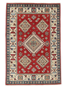  120X181 Kazak Fine Matot Matto Tummanpunainen/Ruskea Afganistan Carpetvista