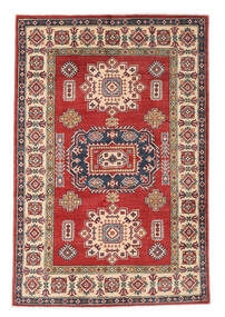  Kazak Fine Rug 120X178 Wool Dark Red/Brown Small Carpetvista