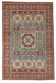  Itämainen Kazak Fine Matot Matto 119X180 Tummanpunainen/Ruskea Villa, Afganistan Carpetvista