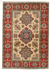 Kazak Fine Rug 121X172 Orange/Dark Red Wool, Afghanistan Carpetvista