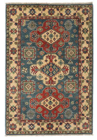  120X178 Medallion Small Kazak Fine Rug Wool, Carpetvista