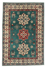  123X180 Medaillon Klein Kazak Fine Teppich Wolle, Carpetvista