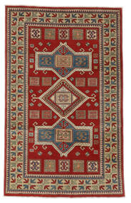 Kazak Fine Teppe 112X180 Brun/Mørk Rød Ull, Afghanistan Carpetvista
