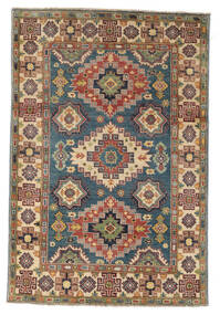  Oriental Kazak Fine Rug 120X176 Brown/Black Wool, Afghanistan Carpetvista