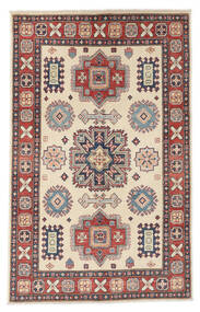  Kazak Fine Tappeto 116X183 Di Lana Beige/Nero Piccolo Carpetvista