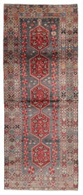 Hamadan Rug 110X282 Runner
 Dark Red/Brown Wool, Persia/Iran Carpetvista