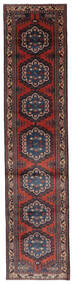  Orientalsk Wiss Tæppe 84X365Løber Sort/Mørkerød Uld, Persien/Iran Carpetvista