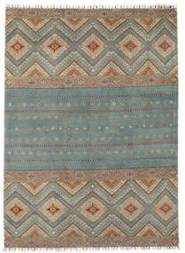  Kazak Fine Rug 165X231 Wool Brown/Green Carpetvista