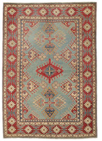 Kazak Fine Teppich 177X250 Dunkelrot/Braun Wolle, Afghanistan Carpetvista