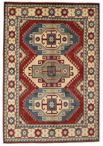 170X240 Kazak Fine Rug Oriental Dark Red/Orange (Wool, Afghanistan) Carpetvista