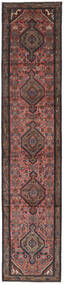  Persian Hamadan Rug 100X480 Black/Dark Red Carpetvista