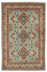  Orientalsk Kazak Fine Teppe 150X229 Mørk Rød/Mørk Grønn Ull, Afghanistan Carpetvista