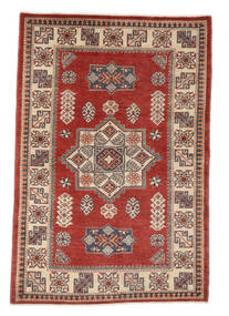  Kazak Fine Rug 122X180 Wool Dark Red/Brown Small Carpetvista
