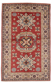  Orientalisk Kazak Fine Matta 121X193 Mörkröd/Brun Ull, Afghanistan Carpetvista