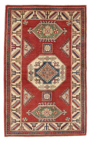 Kazak Fine Rug 120X192 Wool Dark Red/Brown Small Carpetvista