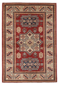  124X180 Medallion Small Kazak Fine Rug Wool, Carpetvista